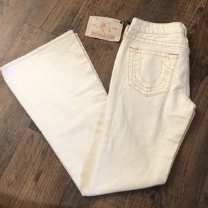 True Religion white jeans